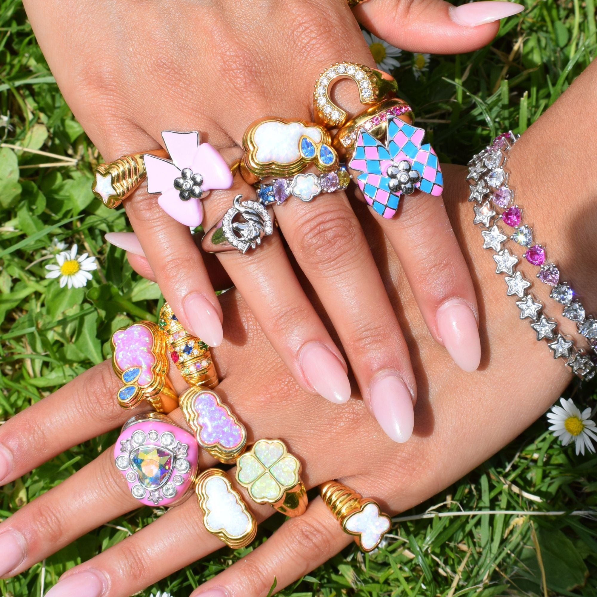 Cotton Candy Cloud Ring