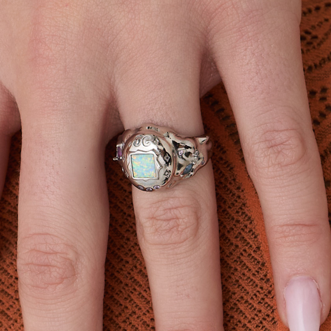 Tamagotchii Ring Silver