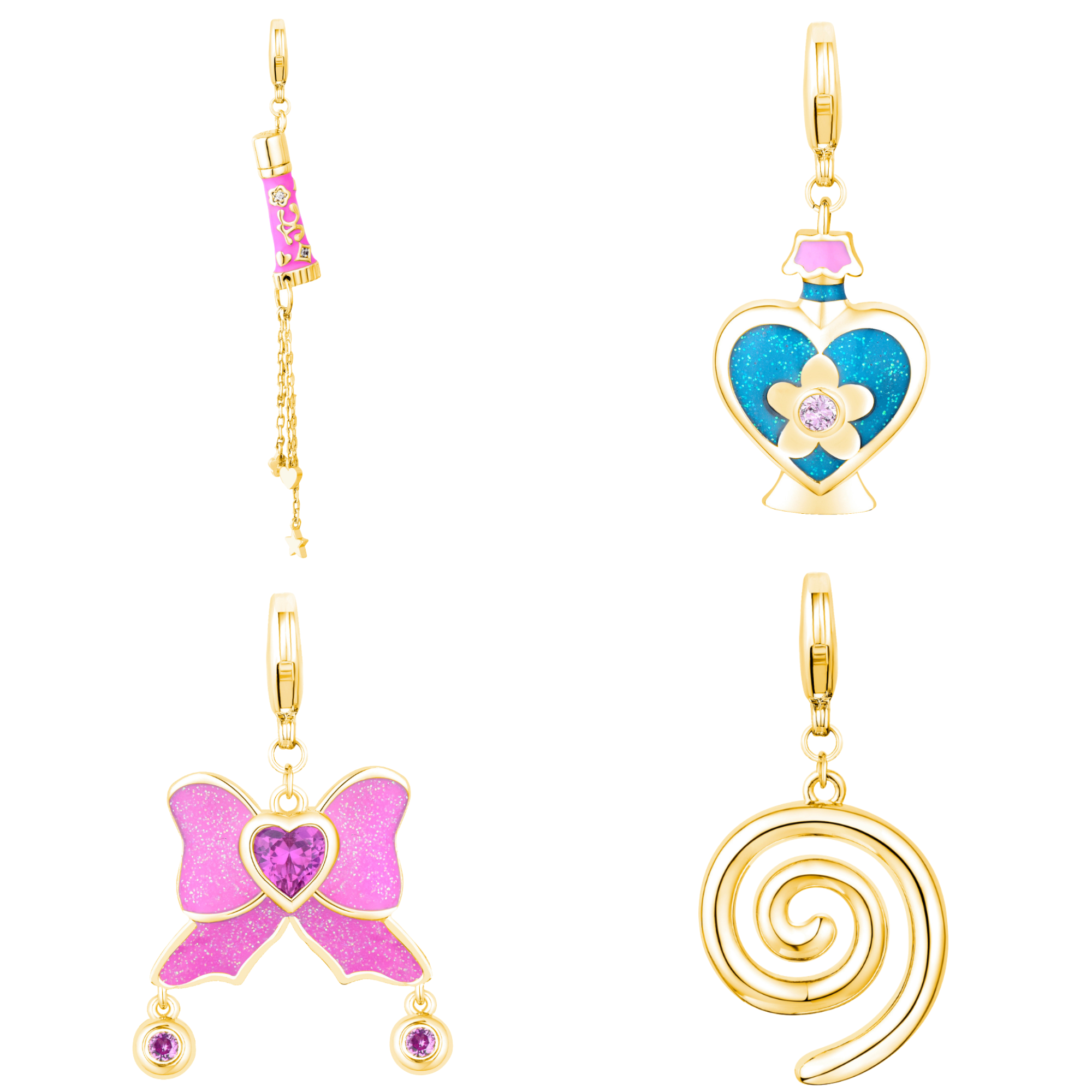 First Crush Charm Set -  Gold