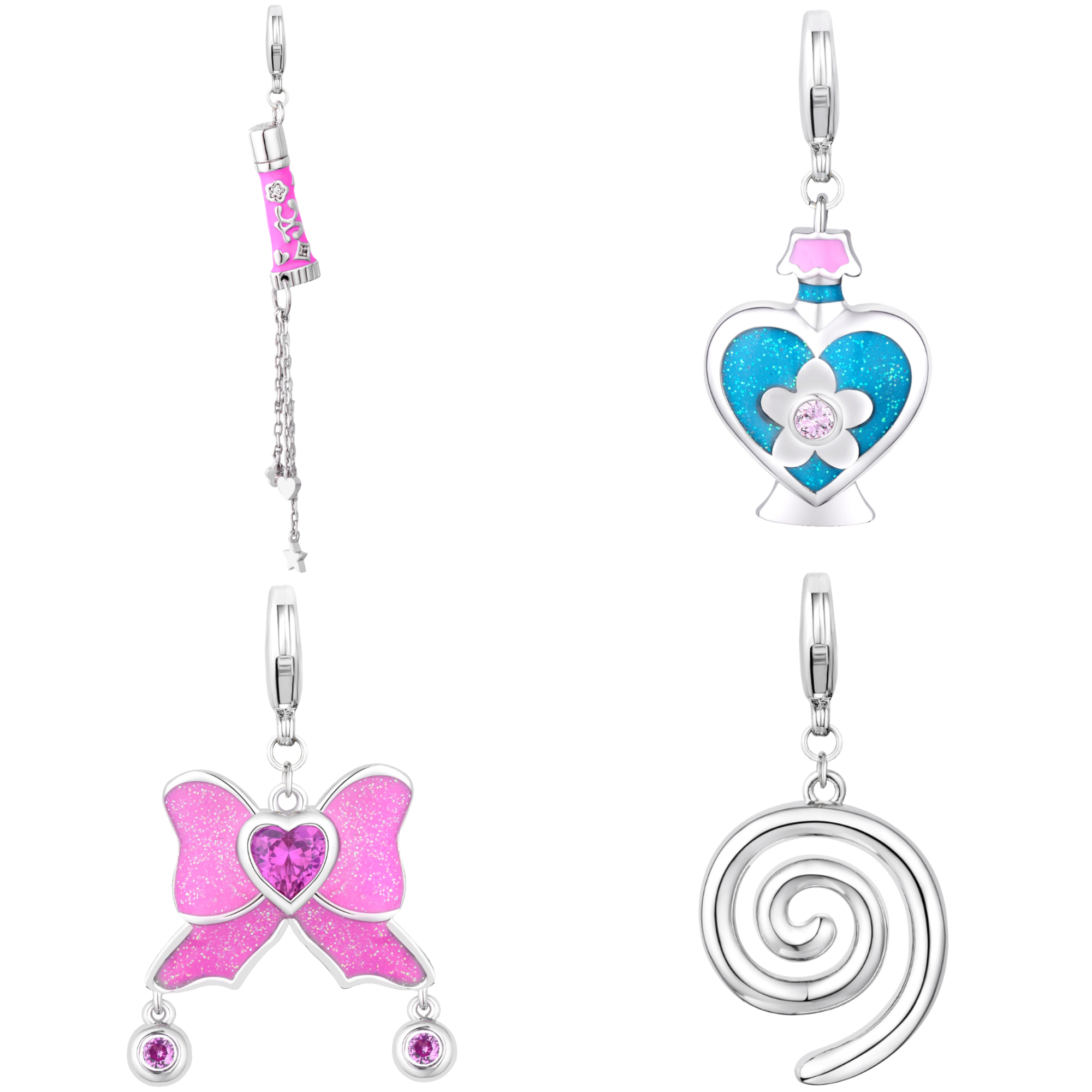 First Crush Charm Set - Silver