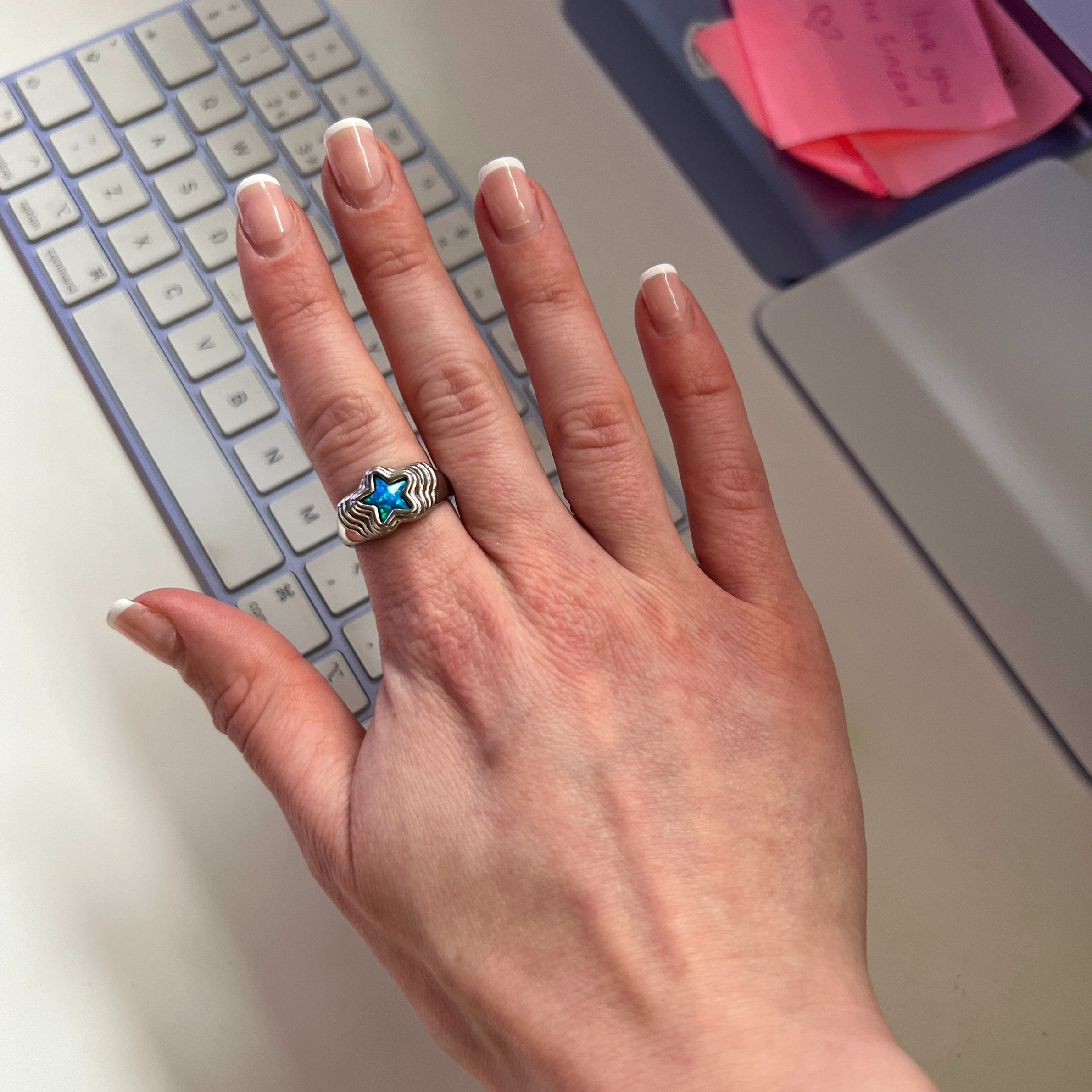 Starstruck Blue Opal Ring