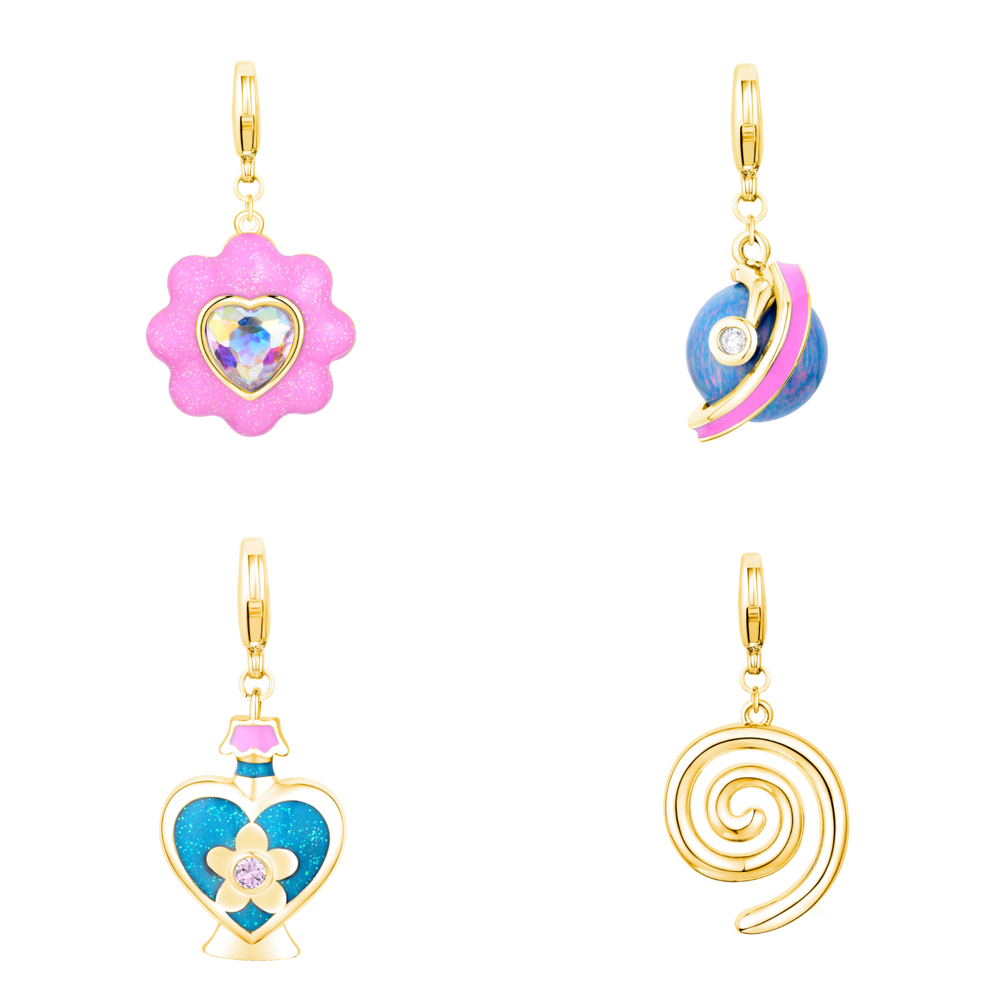 Galaxy Girl Charm Set - Gold