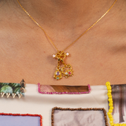 Scorpio Charm Gold
