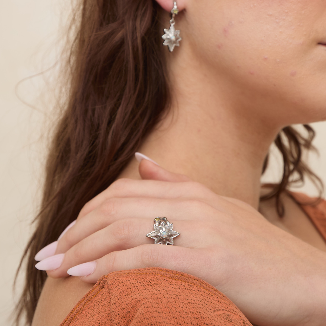 North Star Ring Silver