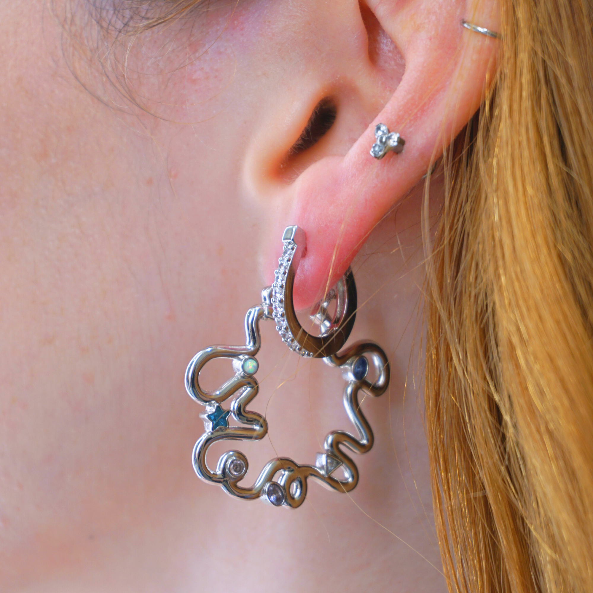 Lady Luck Earrings Silver