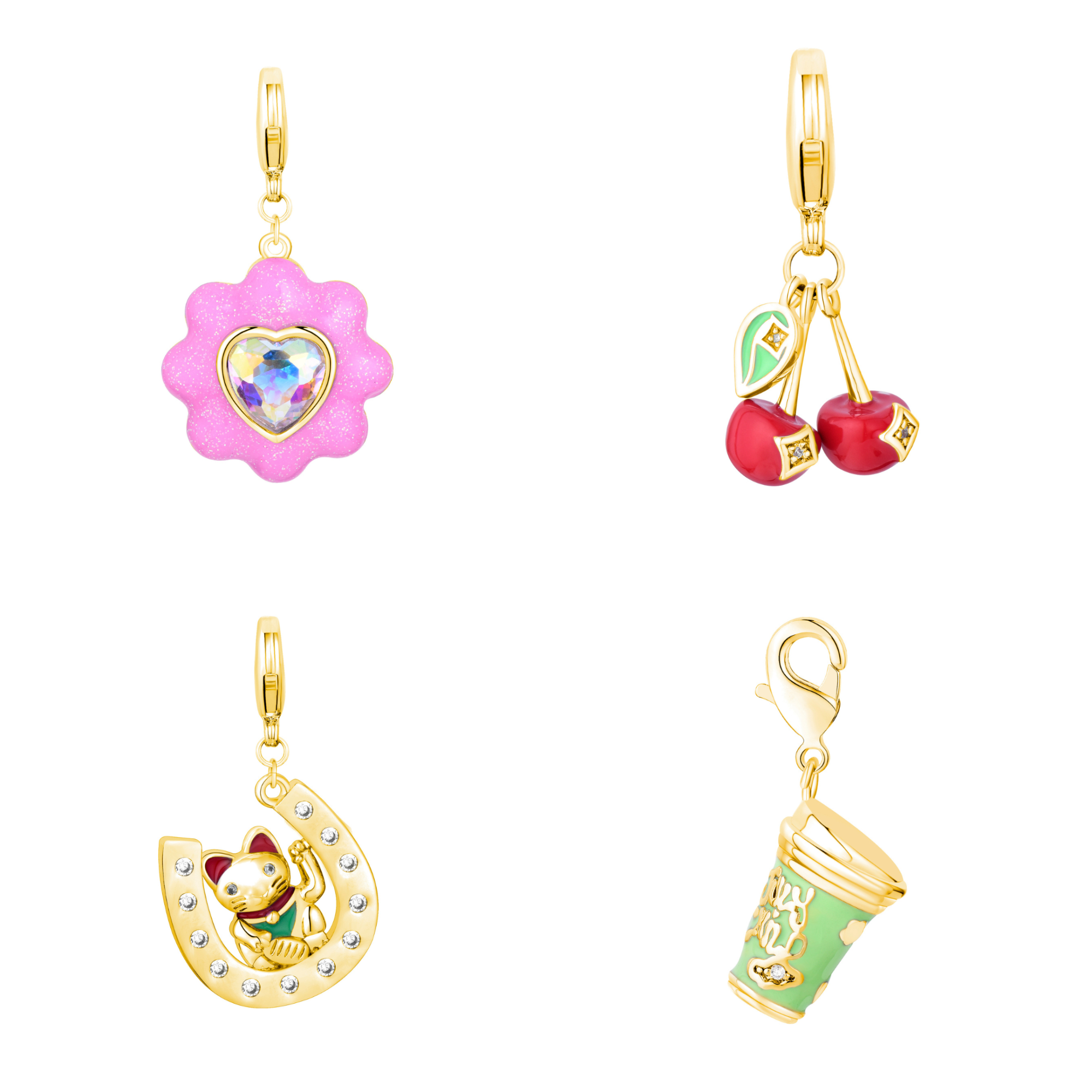 Sakura Matcha Charm Set - Gold