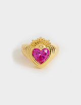 Queen of Hearts Ring Gold