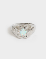 Starstruck Opal Ring Silver