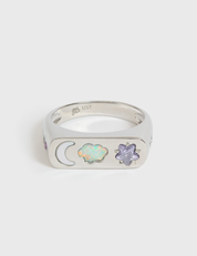 Starry Sky Ring Silver