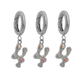 444 Necklace Set Silver