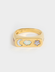 Starry Sky Ring Gold