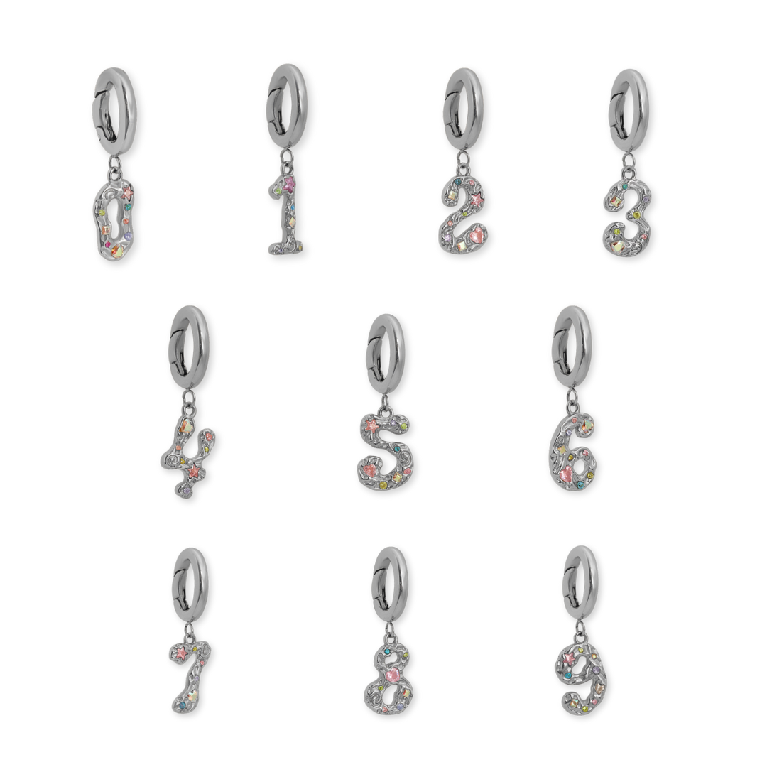 Three - The Creative Spark Charm Silver