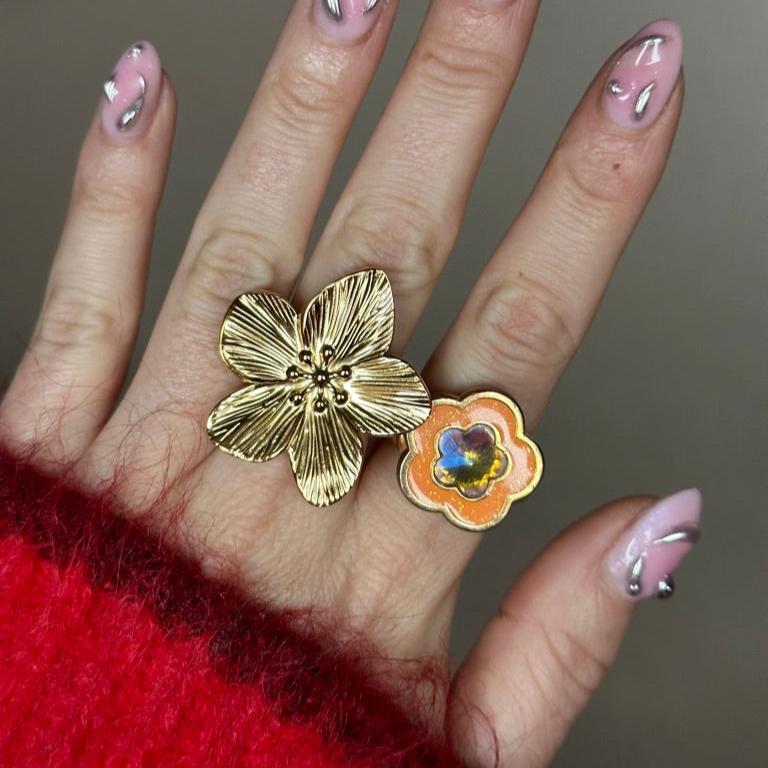 Forget Me Not Ring Gold