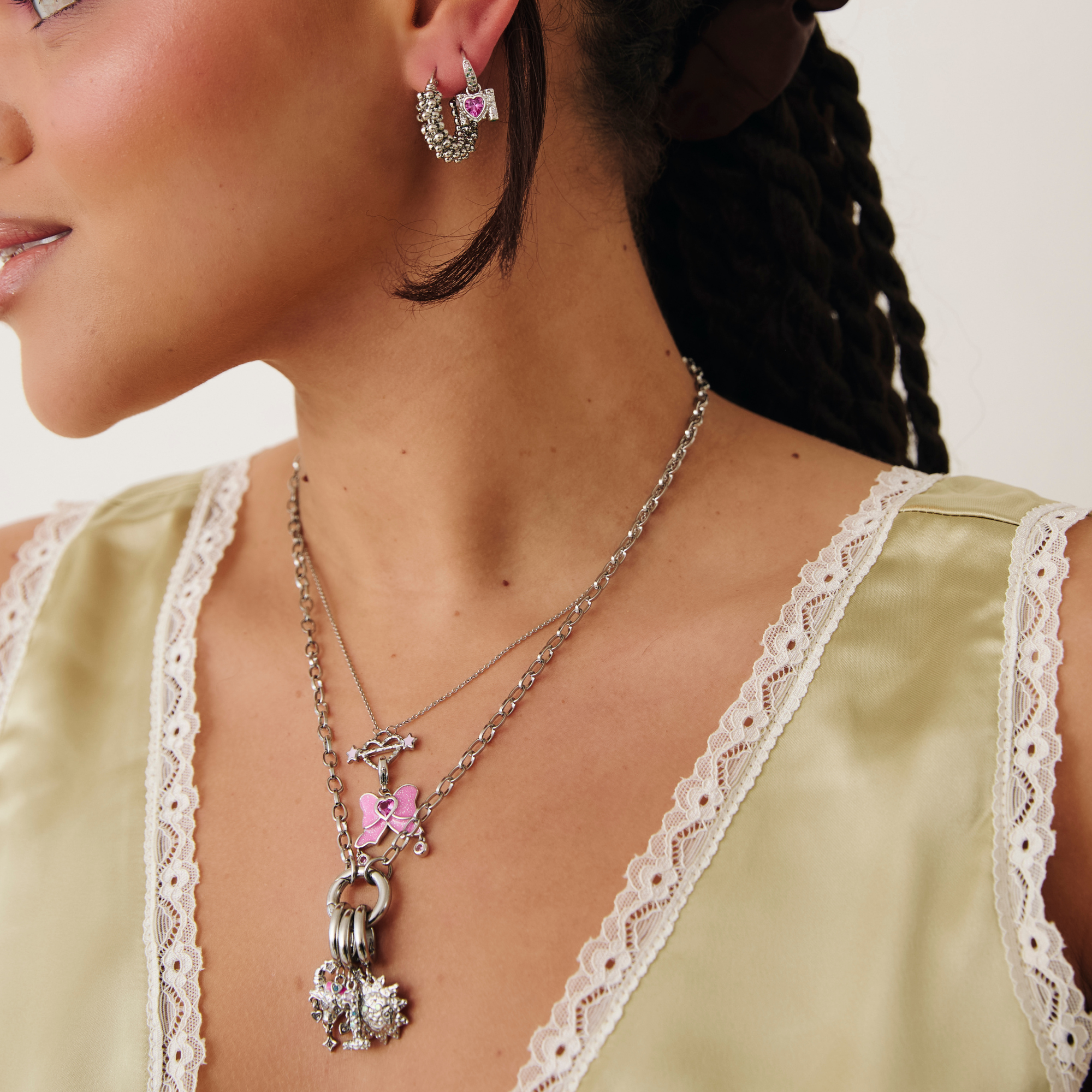 Taurus Charm Silver