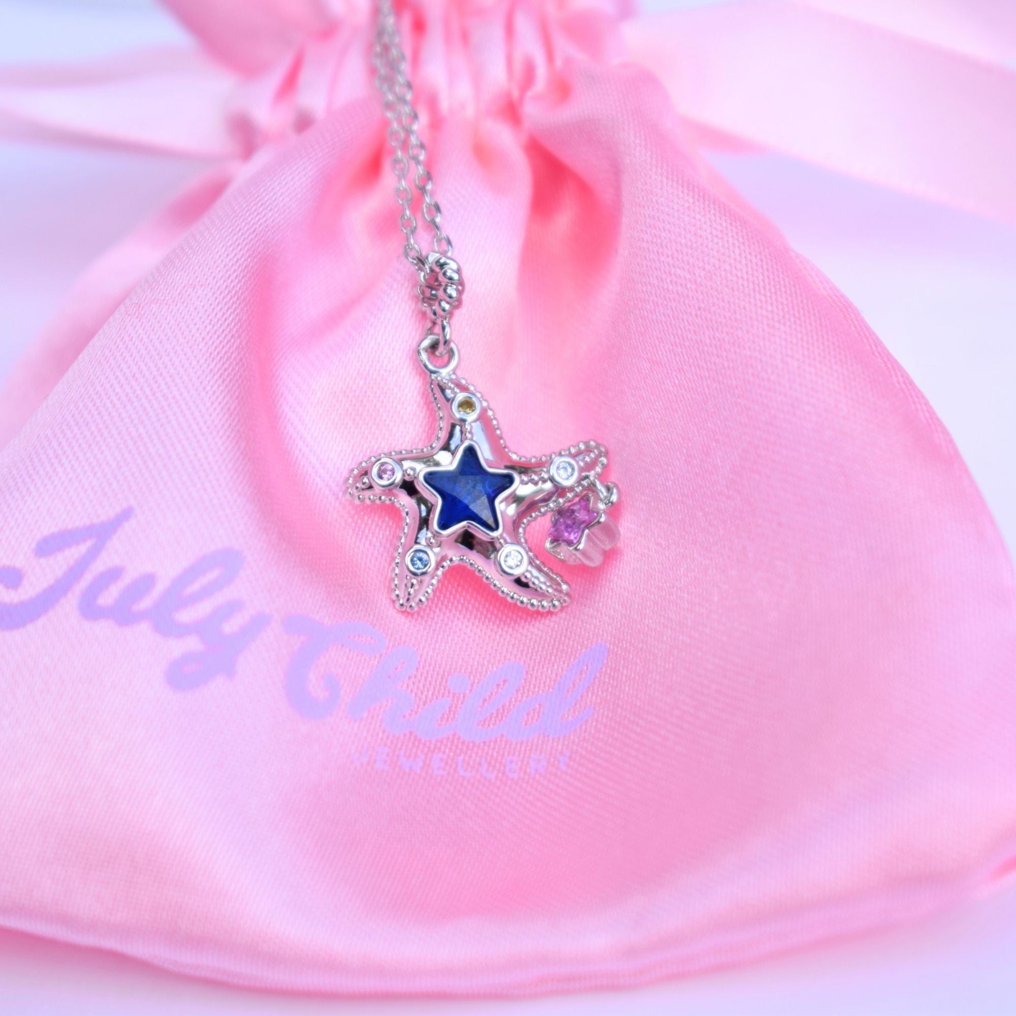 Starfish Silver Necklace