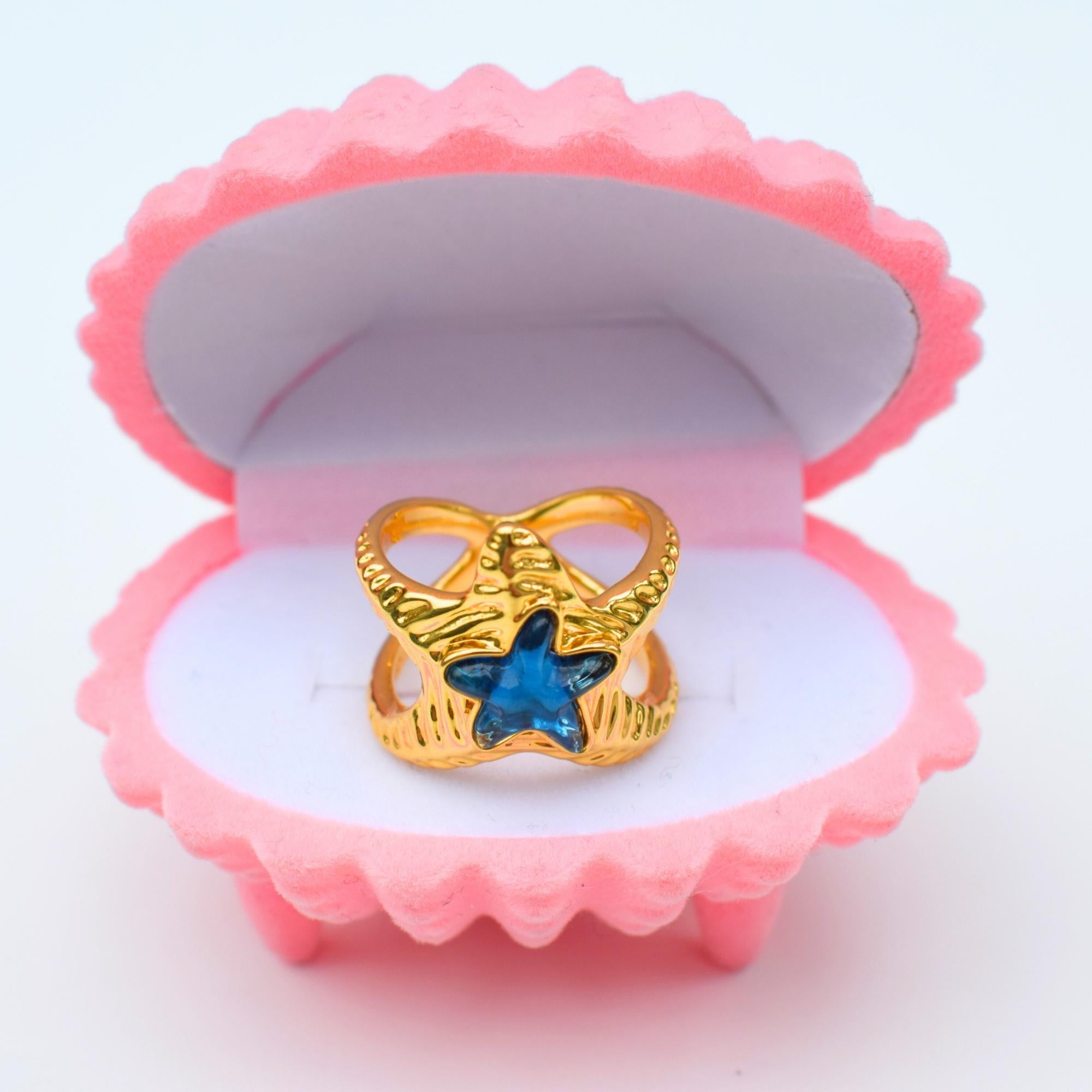 Starfish Gold Ring