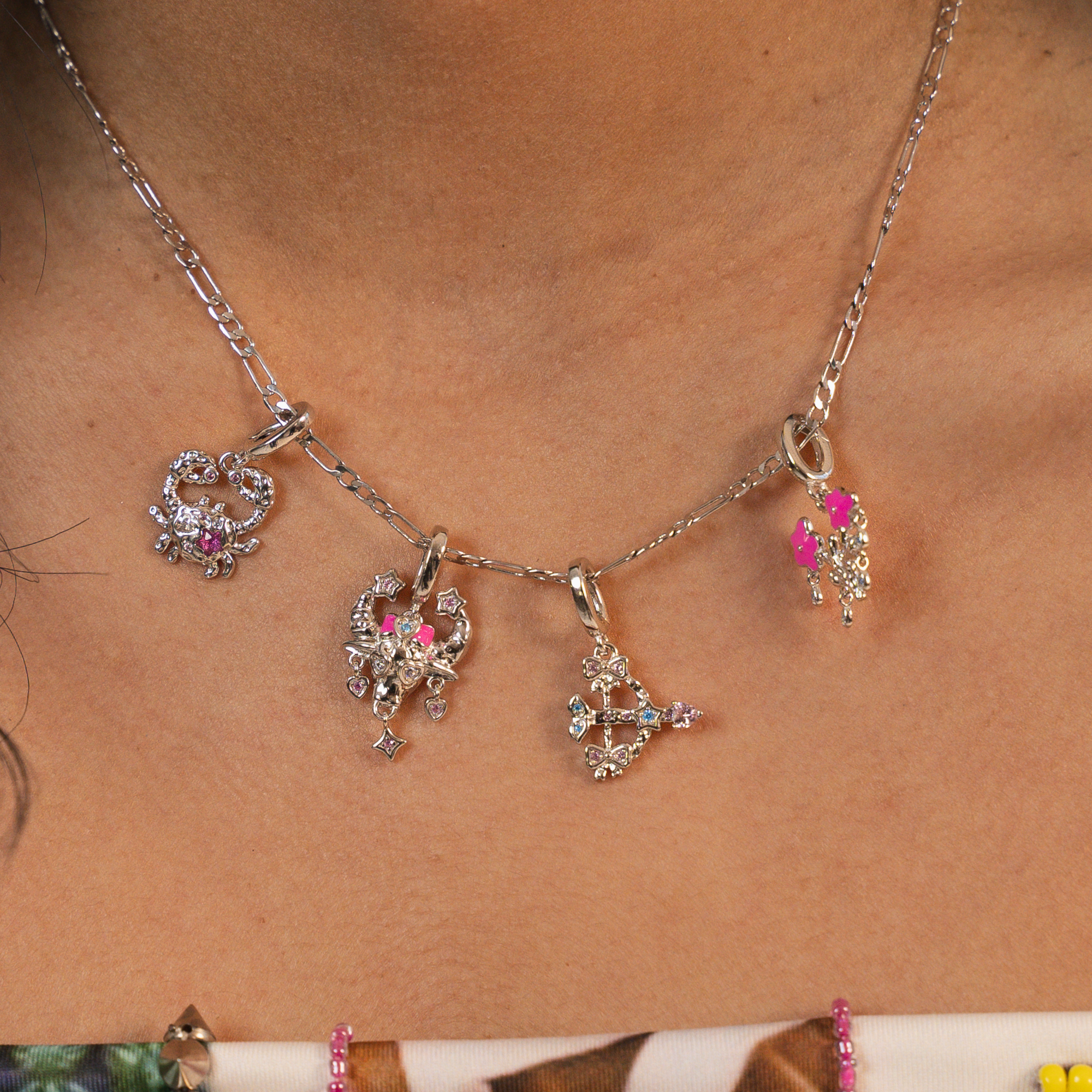 Gemini Charm Silver