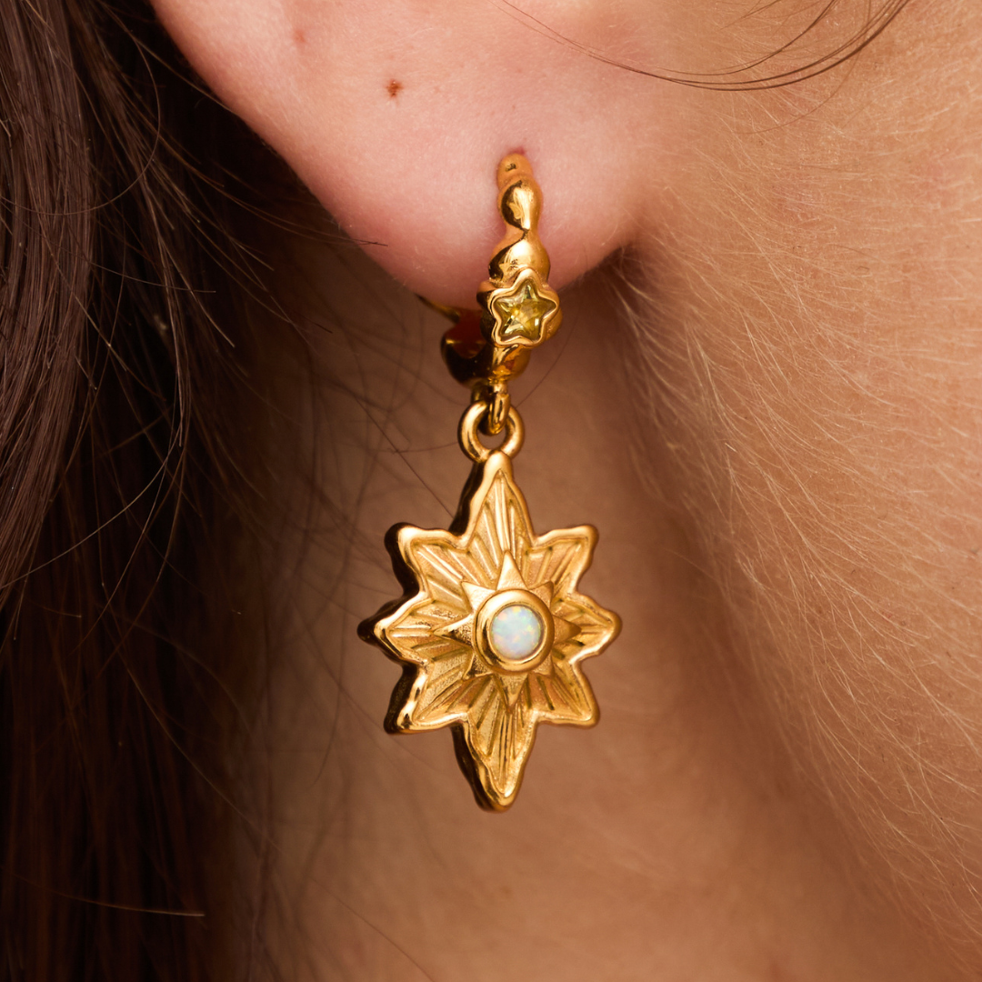 North Star Earring Gold