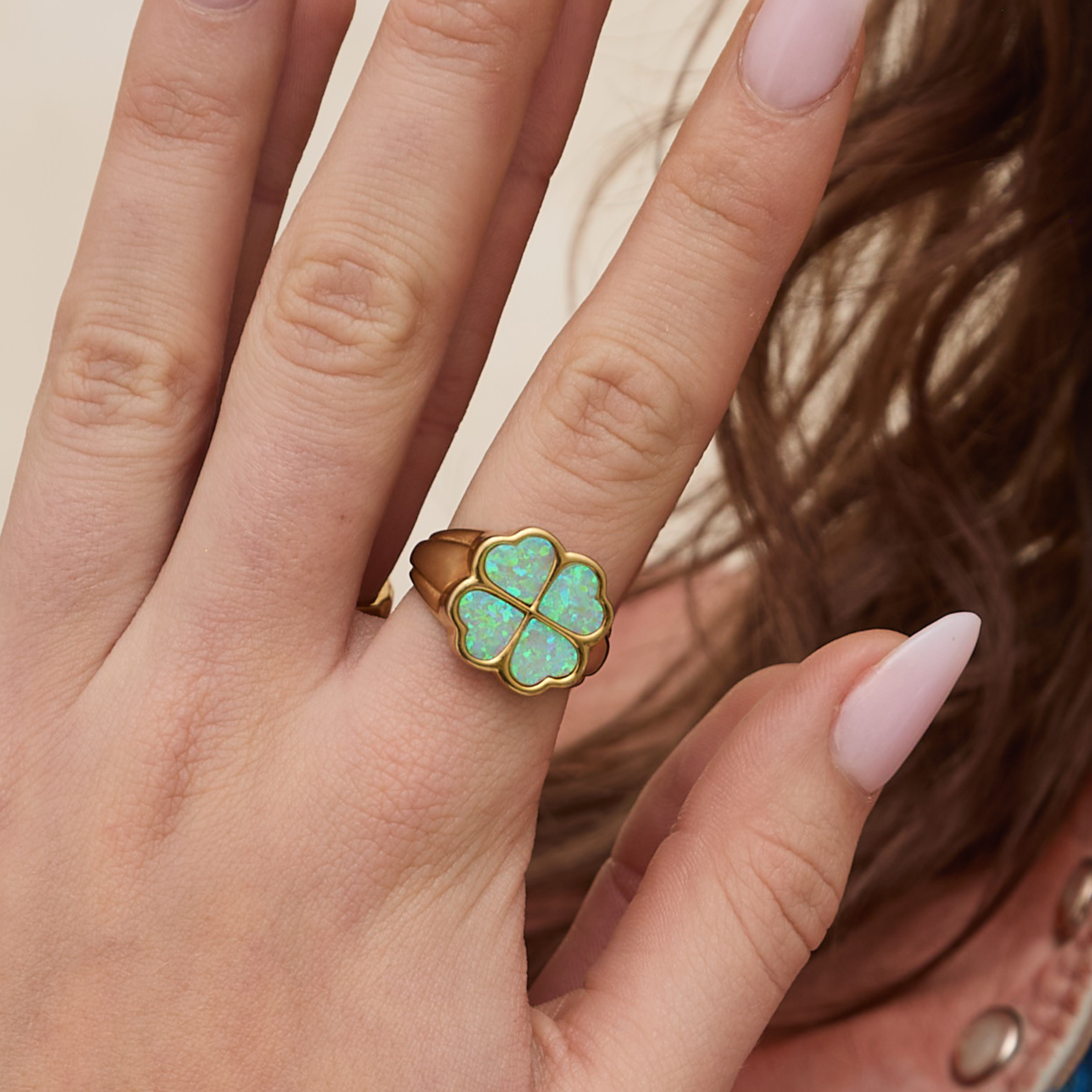 Irish Charm Ring Gold