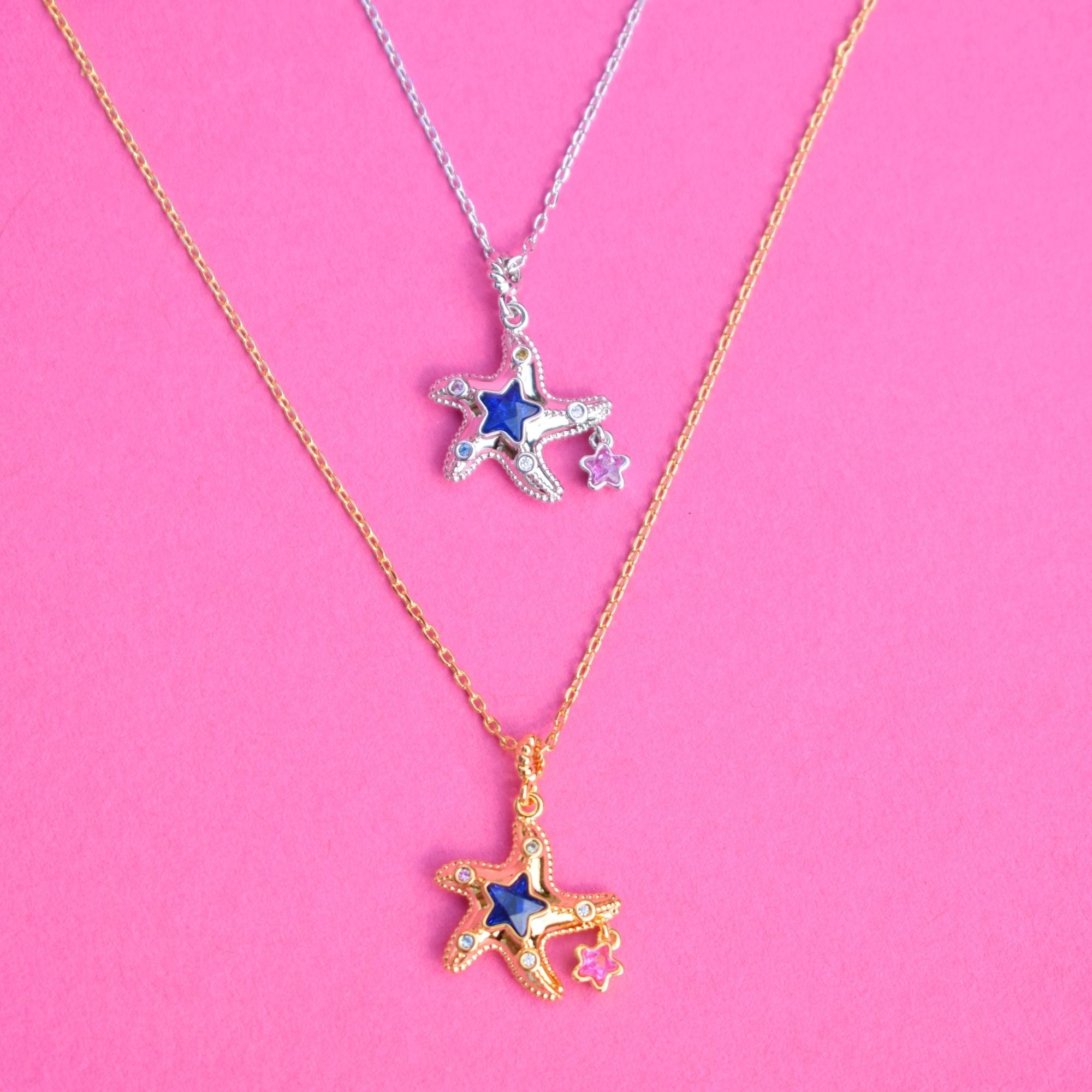 Starfish Silver Necklace