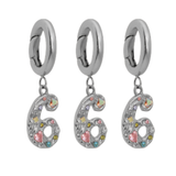 666 Necklace Set Silver