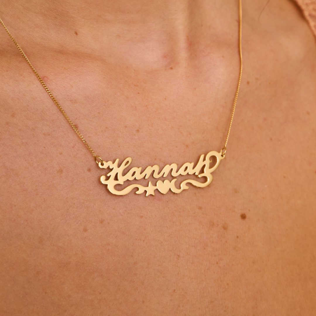 Cosmic Custom Nameplate Gold