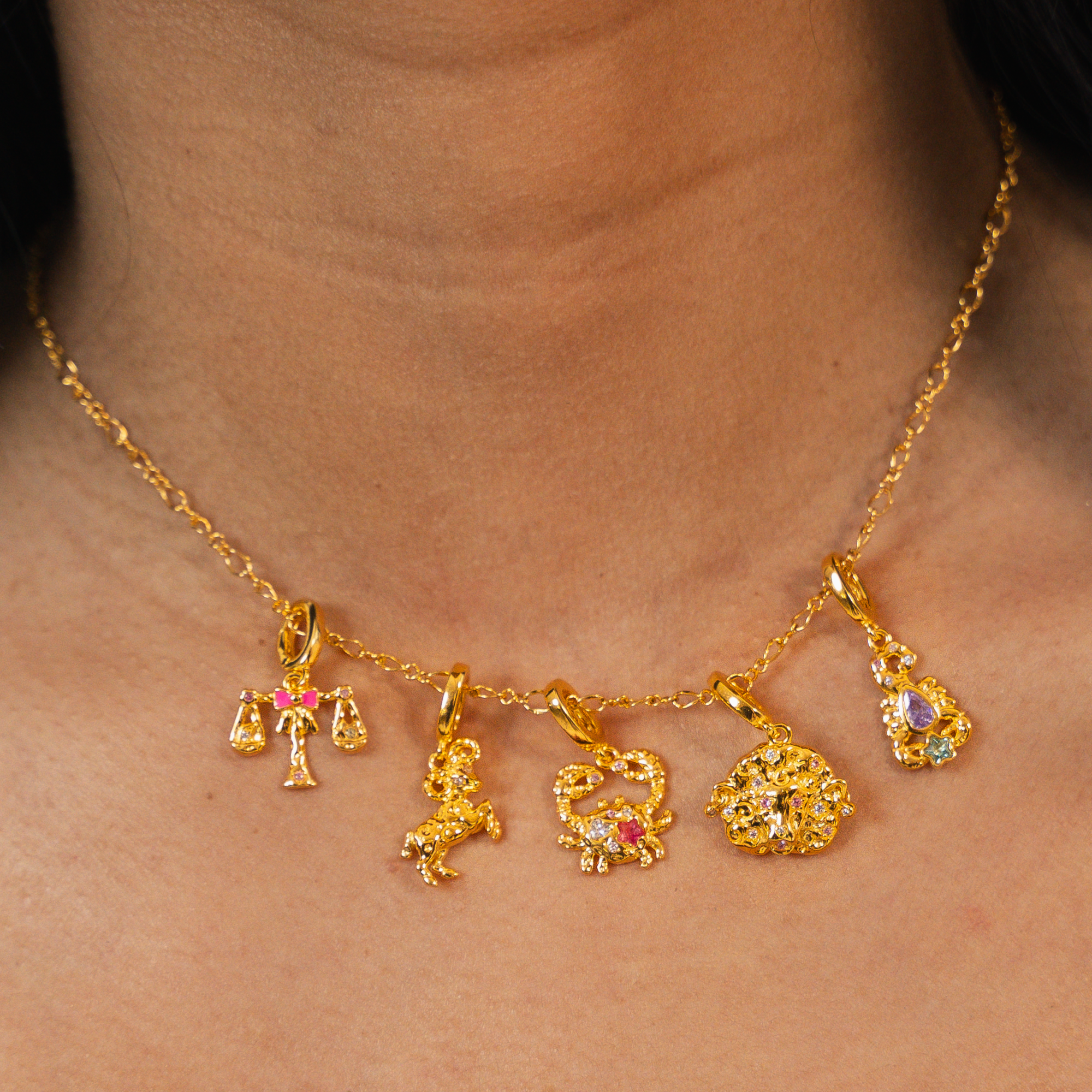 Libra Charm Gold