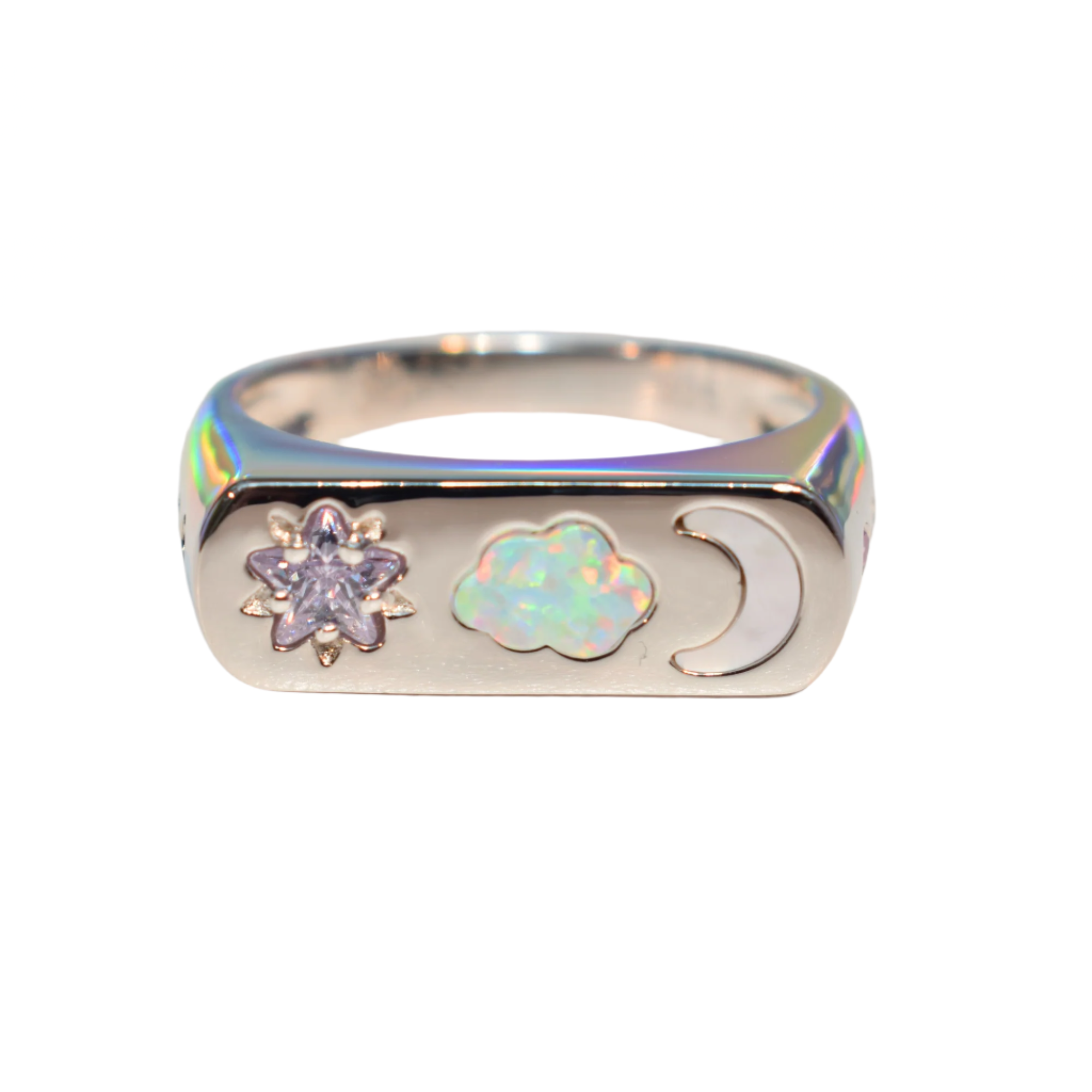 Starry Sky Ring Silver