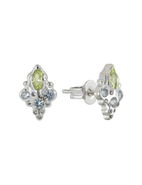 Alien Drip Earrings Silver