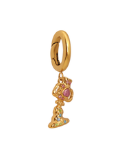 Aquarius Charm Gold