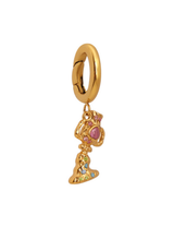 Aquarius Charm Gold