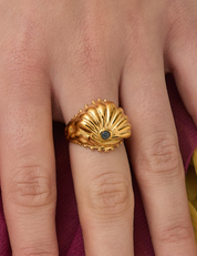 Ariel's Shell Ring Gold