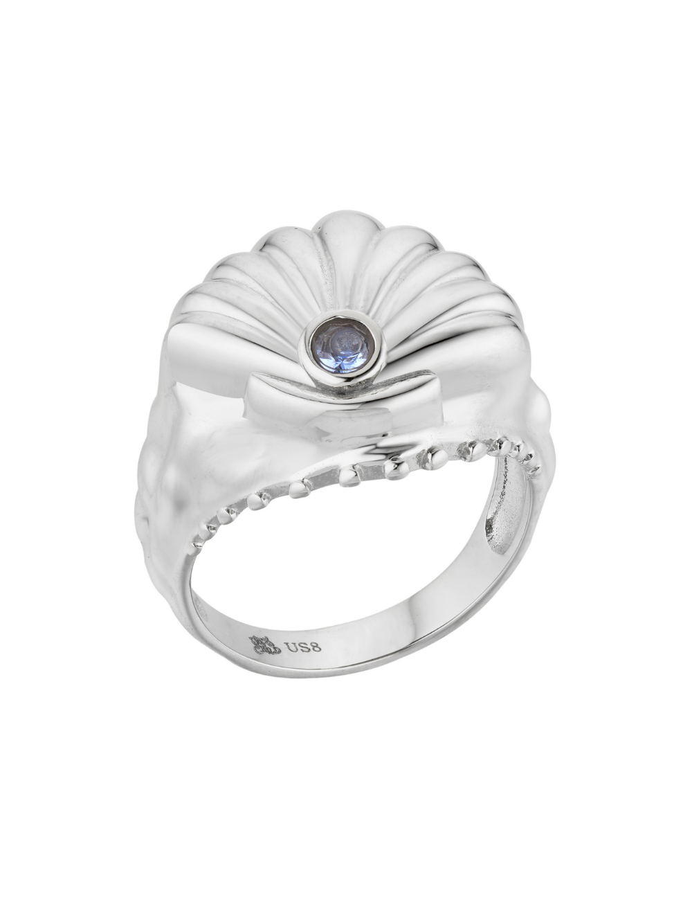 Ariel's Shell Ring Silver