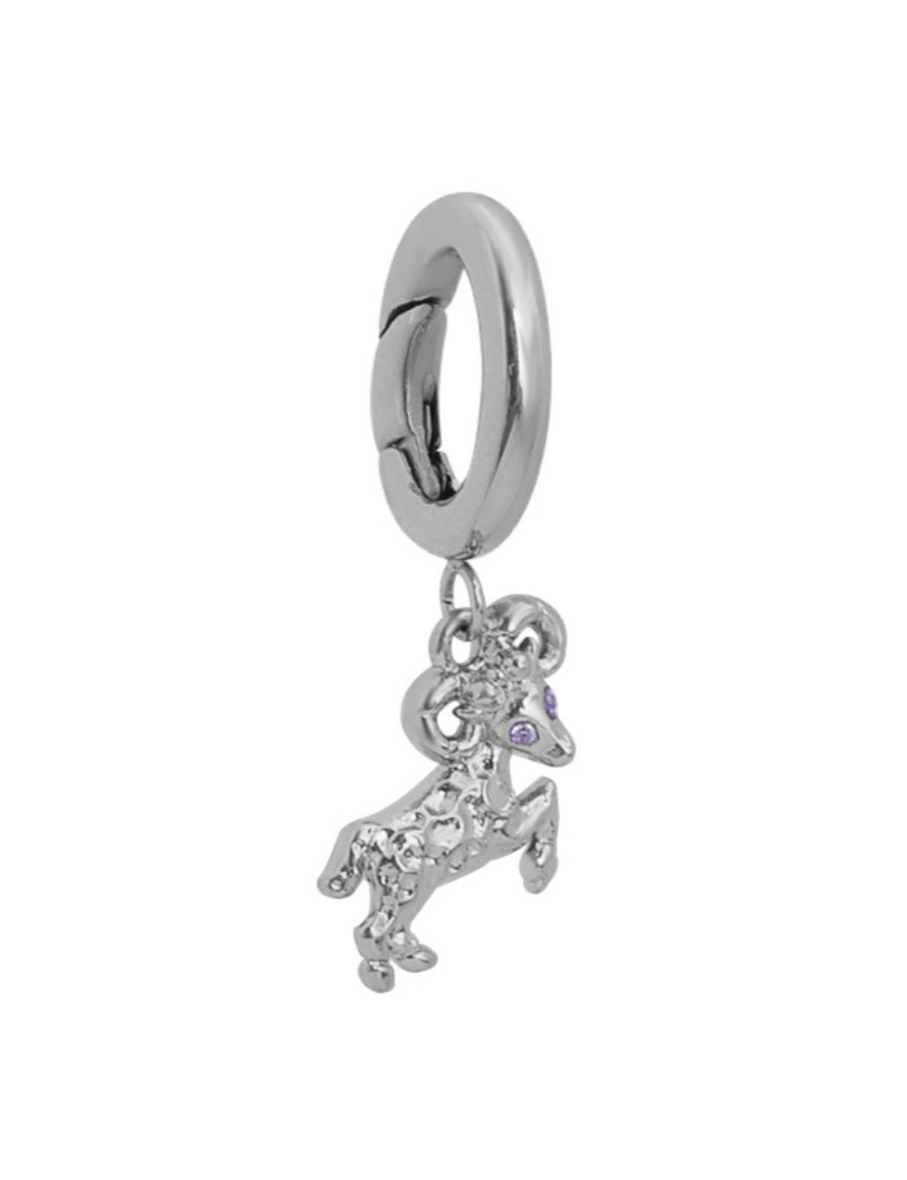 Aries Charm Silver