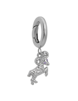 Aries Charm Silver