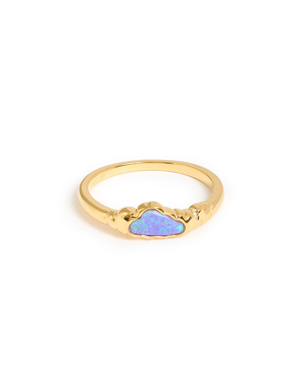 Baby Cloud (Purple) Ring Gold