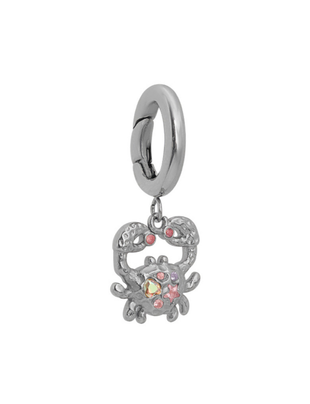 Cancer Charm Silver