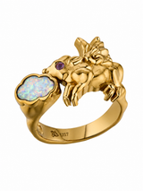 Pigs Can't Fly Ring Gold