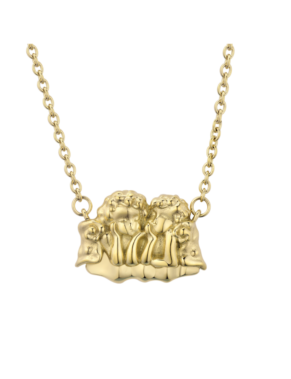 Cherub Necklace Gold