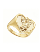 Cherub Love Ring Gold and Exclusive Sticker Sheet