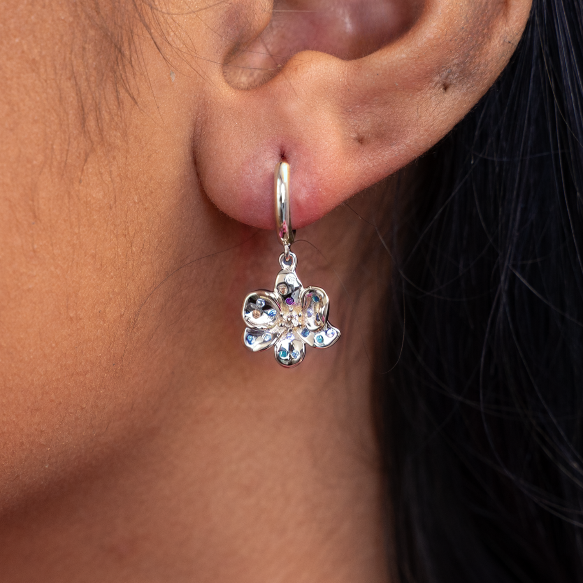 Wildflower Earrings Silver