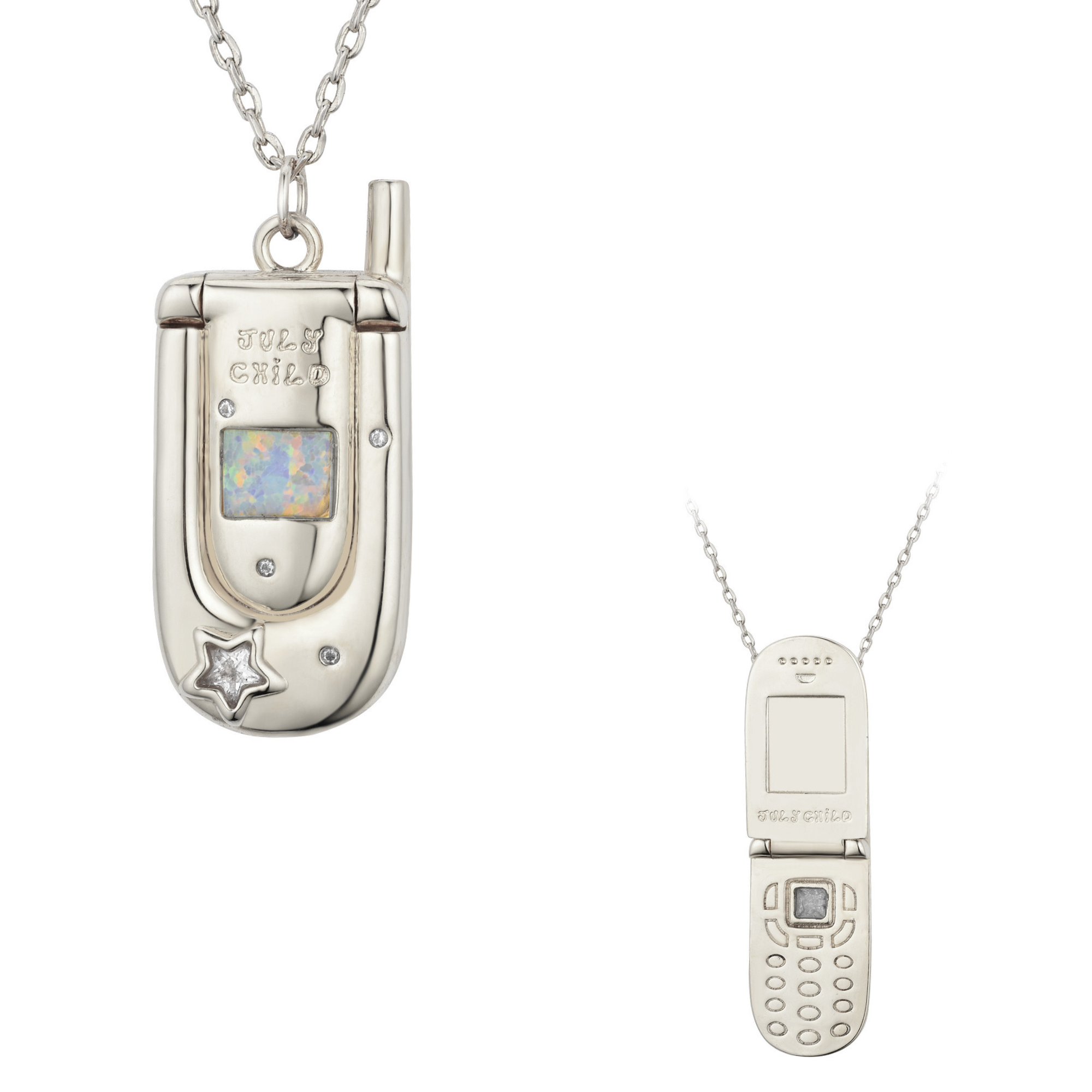 Sweet Talker Necklace Silver