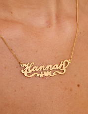 Cosmic Custom Nameplate Gold