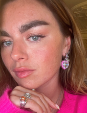 Cosmic Girl Earrings Silver