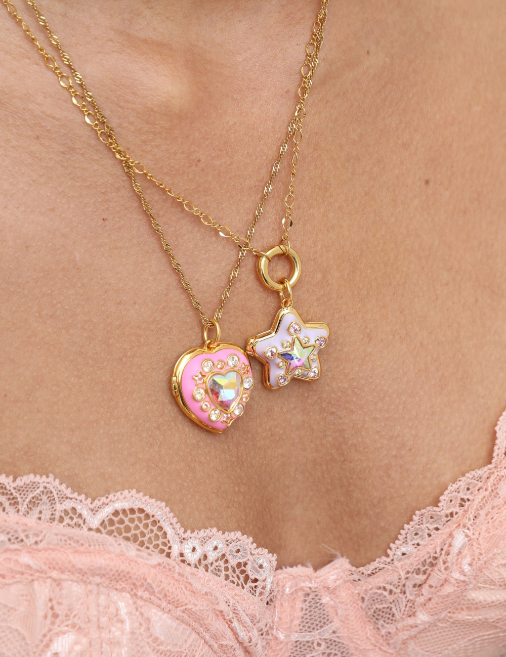 Cosmic Girl Locket on Chain