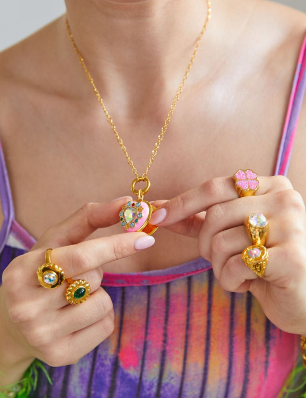 Cosmic Girl Locket on Chain