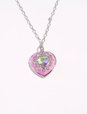 Cosmic Girl Locket on Chain Silver