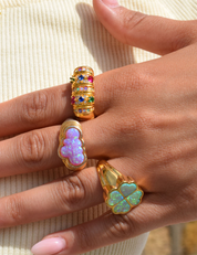 Cotton Candy Cloud Ring