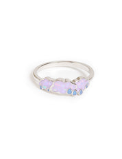 Cry Baby (Purple) Ring Silver