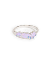 Cry Baby (Purple) Ring Silver